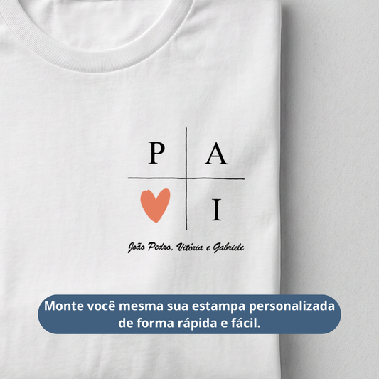 Camiseta Personalizada "Love Dad"