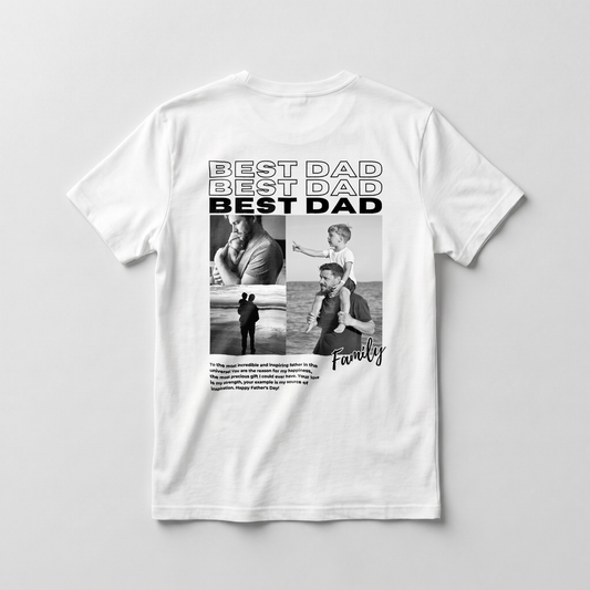 Camiseta Personalizada "Dad Collage"