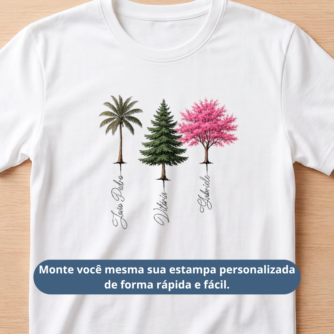 Camiseta Personalizada "Nossa Floresta"