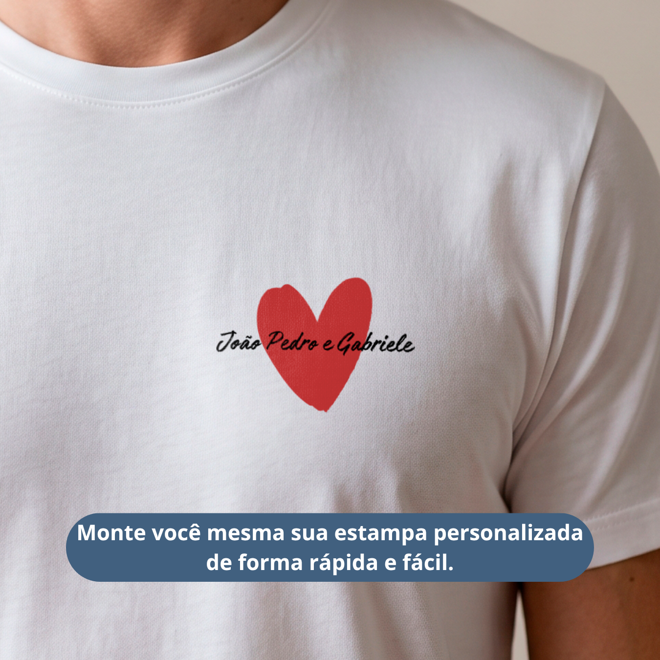 Camiseta Personalizada "Heart Dad"