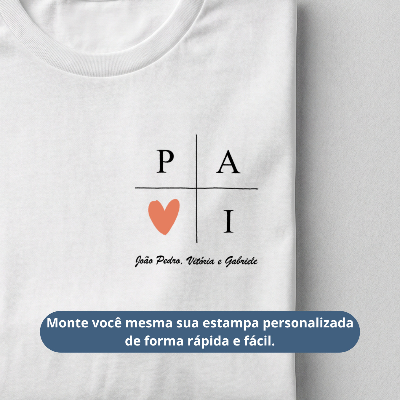 Camiseta Personalizada "Love Dad"