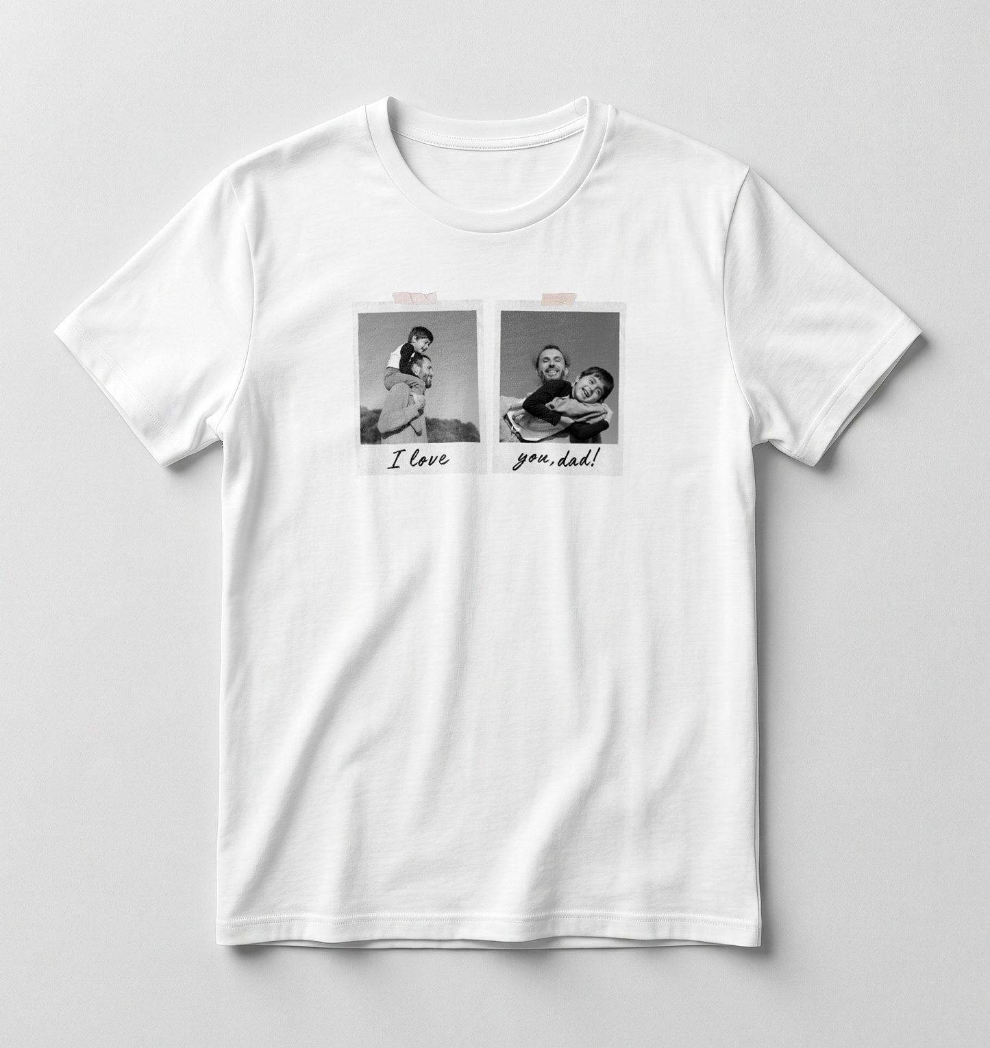 Camiseta Personalizada "Polaroid Dad"